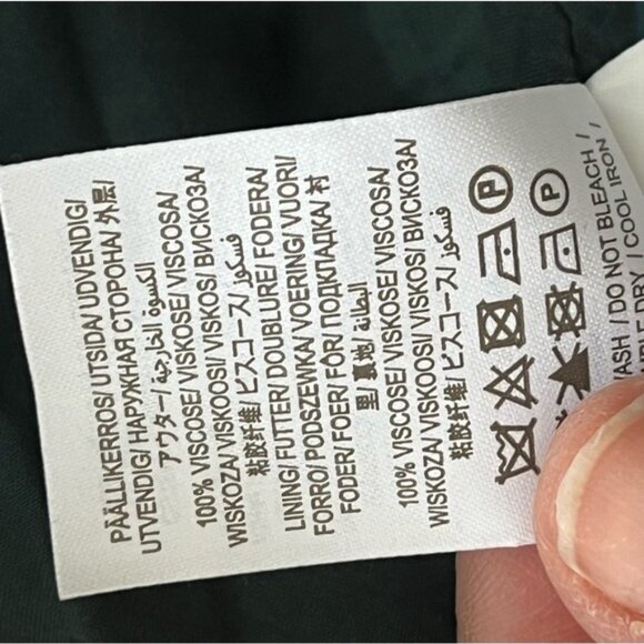 BODEN Zoe Frill Detail Blouse Midnight Garden Sprig Floral Green  Size 2P - Picture 9 of 9